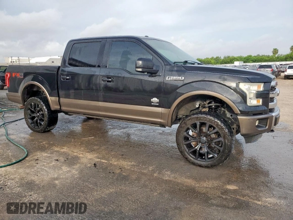 2015 Ford F-150 XLT with VIN 1FTEW1EG7FFB60916, listed as a Copart auction lot 63894135 with 176,035 mi miles and Clean title. Bid and sale history available at DreamBid. Image 4.