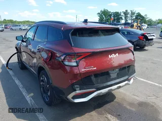 2024 Kia Sportage SX-Prestige with VIN 5XYK5CDF5RG148906, listed as a IAAI auction lot 42411377 with 24,833 mi miles and . Bid and sale history available at DreamBid. Image 3.