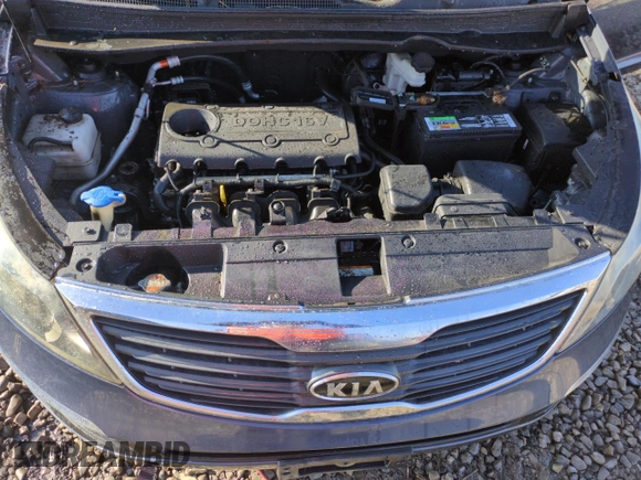 2012 Kia Sportage LX with VIN KNDPB3A22C7328493, listed as a Copart auction lot 88699325 with 123,994 mi miles and Salvage Title. Bid and sale history available at carsss.com. Image 11.