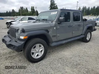 2020 Jeep Gladiator Sport S with VIN 1C6HJTAG8LL134231, listed as a Copart auction lot 62577925 with 176,107 mi miles and Clean title. Bid and sale history available at DreamBid. Image 1.