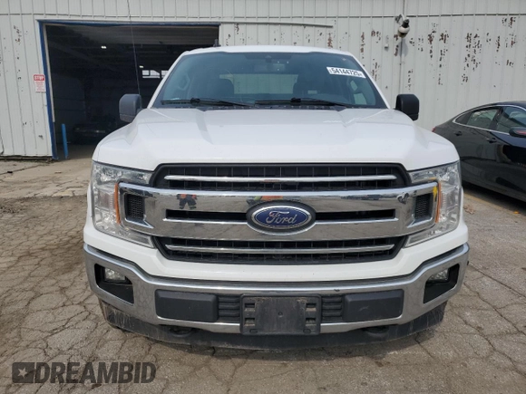 2020 Ford F-150 XL with VIN 1FTFW1E52LKE09080, listed as a Copart auction lot 54144725 with 153,422 mi miles and Clean Title. Bid and sale history available at carsss.com. Image 5.