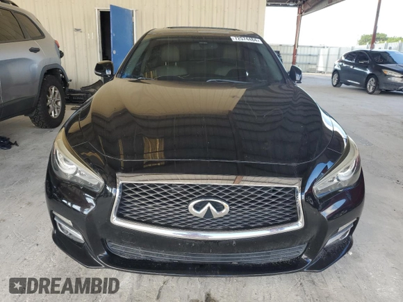 2017 Infiniti Q50 Signature Edition with VIN JN1EV7AP7HM739398, listed as a Copart auction lot 72574484 with 107,823 mi miles and Clean Title. Bid and sale history available at DreamBid. Image 5.