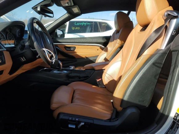 2018 BMW 4 Series 430i xDrive with VIN WBA4Z3C55JEC56297, listed as a Copart auction lot 87870095 with 78,602 mi miles and Salvage Title. Bid and sale history available at DreamBid. Image 7.