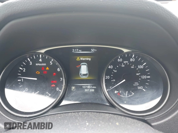 2016 Nissan Rogue S with VIN JN8AT2MV6GW131099, listed as a IAAI auction lot 41185415 with 107,302 mi miles. Bid and sale history available at carsss.com. Image 7.