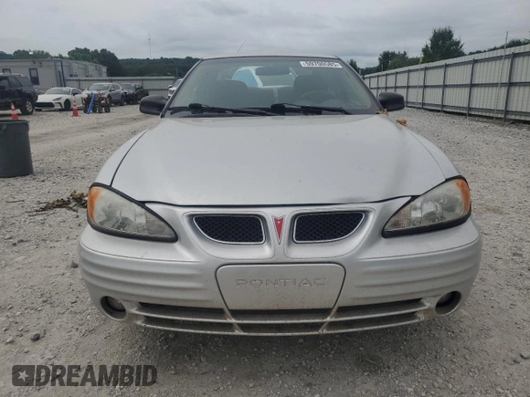 2001 Pontiac Grand Am with VIN 1G2NE12TX1M668035, listed as a Copart auction lot 59700585 with 60,965 mi miles and Salvage title. Bid and sale history available at DreamBid. Image 5.