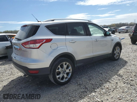 2015 Ford Escape Titanium with VIN 1FMCU0JX6FUA16410, listed as a Copart auction lot 50413715 with 91,701 mi miles and Salvage Title. Bid and sale history available at carsss.com. Image 3.