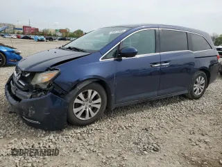 2015 Honda Odyssey EX-L z VIN 5FNRL5H62FB070324, wystawiony jako Copart lot #55312885 z przebiegiem 192 547 mil mil oraz Szkoda całkowita • Salvage title. Historia ofert i sprzedaży dostępna na DreamBid. Obrazek 1.