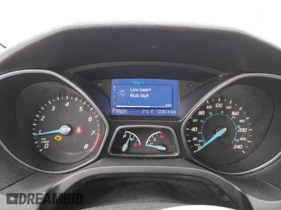 2013 Ford Focus SE with VIN 1FADP3F25DL214614, listed as a Copart auction lot 50951125 with 122,614 mi miles and Salvage Title. Bid and sale history available at carsss.com. Image 9.