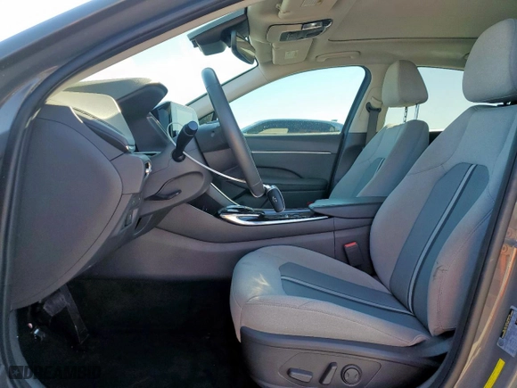 2021 Hyundai Sonata SEL with VIN 5NPEF4JA4MH082200, listed as a Copart auction lot 48205075 with 57,581 mi miles and Salvage Title. Bid and sale history available at carsss.com. Image 7.