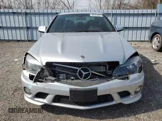 2009 Mercedes-Benz C 63 AMG with VIN WDDGF77X29F346320, listed as a Copart auction lot 49791625 with 143,218 mi miles and Salvage Title. Bid and sale history available at DreamBid. Image 5.