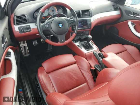 2005 BMW 3 Series M3 with VIN WBSBL93415PN62256, listed as a Copart auction lot 52570815 with 114,525 mi miles and Salvage Title. Bid and sale history available at carsss.com. Image 8.