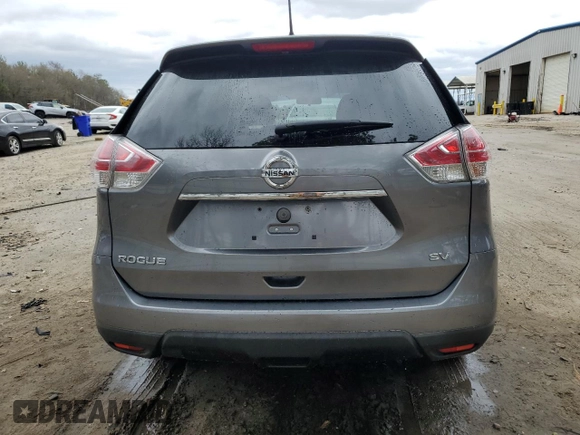 2016 Nissan Rogue SV with VIN KNMAT2MT2GP665317, listed as a Copart auction lot 49662925 with 135,030 mi miles and Salvage Title. Bid and sale history available at DreamBid. Image 6.
