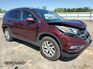 2015 Honda CR-V EX-L with VIN 2HKRM4H73FH638405, listed as a Copart auction lot 52294205 with 102,984 mi miles and Salvage Title. Bid and sale history available at carsss.com. Image 4.