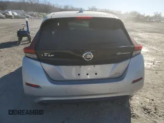 2021 Nissan LEAF SV Plus with VIN 1N4BZ1CV9MC553672, listed as a Copart auction lot 88032865 with 43,417 mi miles and Salvage title. Bid and sale history available at DreamBid. Image 6.