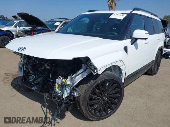 2024 Hyundai Santa Fe Calligraphy with VIN 5NMP54GL6RH037350, listed as a IAAI auction lot 42099643 with 8,326 mi miles and . Bid and sale history available at DreamBid. Image 22.