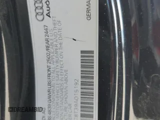 2009 Audi S5 z VIN WAURV78T39A015192, wystawiony jako Copart lot #44347915 z przebiegiem Nie podano mil oraz Szkoda całkowita • Salvage title. Historia ofert i sprzedaży dostępna na DreamBid. Obrazek 12.
