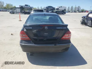 2004 Mercedes-Benz C 230 Kompressor with VIN WDBRF40J04A628791, listed as a Copart auction lot 52890795 with 247,386 mi miles and Salvage Title. Bid and sale history available at DreamBid. Image 6.