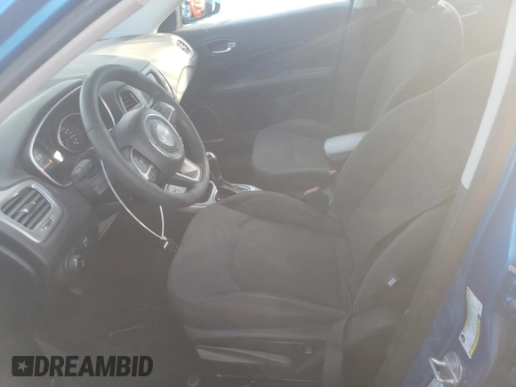 2017 Jeep Compass Sport with VIN 3C4NJCAB2HT690739, listed as a Copart auction lot 85103254 with 120,510 mi miles and Salvage Title. Bid and sale history available at carsss.com. Image 7.