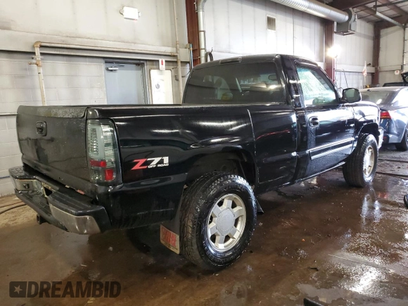 2003 Chevrolet Silverado 1500 LS with VIN 1GCEK14V83Z295361, listed as a Copart auction lot 85432964 with 40,502 mi miles and Salvage Title. Bid and sale history available at DreamBid. Image 3.