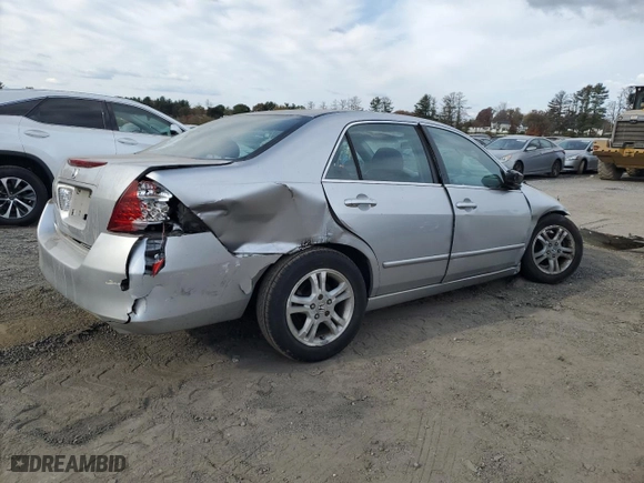 2006 Honda Accord Sdn LX SE with VIN 1HGCM56396A032918, listed as a Copart auction lot 76860814 with 0 mi miles and Salvage Title. Bid and sale history available at carsss.com. Image 3.