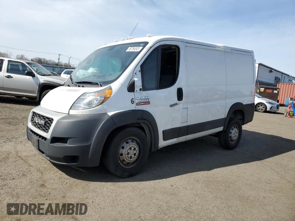 2019 Ram ProMaster Cargo with VIN 3C6TRVNGXKE513098, listed as a Copart auction lot 48754045 with 233,369 mi miles and Salvage Title. Bid and sale history available at DreamBid. Image 1.