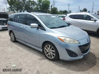 2012 Mazda Mazda5 Grand Touring with VIN JM1CW2DL8C0138109, listed as a Copart auction lot 71303894 with 114,346 mi miles and Salvage Title. Bid and sale history available at carsss.com. Image 4.