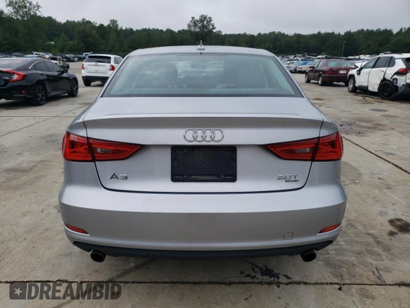 2015 Audi A3 2.0T Premium Plus with VIN WAUEFGFF8F1043462, listed as a Copart auction lot 65933493 with 0 mi miles. Bid and sale history available at carsss.com. Image 6.