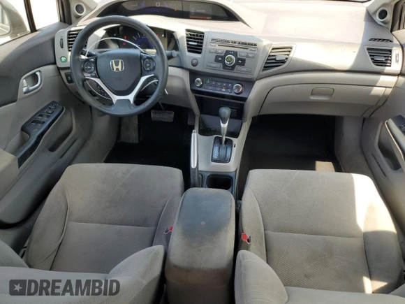 2012 Honda Civic EX with VIN 2HGFB2F8XCH510032, listed as a Copart auction lot 54310615 with 233,564 mi miles and Salvage Title. Bid and sale history available at DreamBid. Image 8.