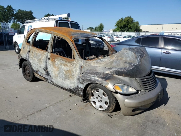 2005 Chrysler PT Cruiser Touring with VIN 3C4FY58B55T593130, listed as a Copart auction lot 55082735 with Not provided miles and Non repairable. Bid and sale history available at DreamBid. Image 4.
