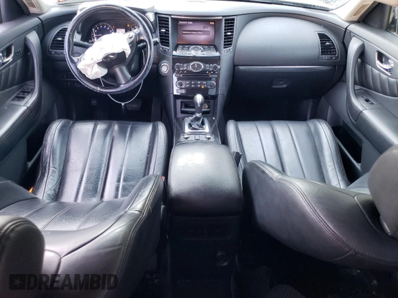 2012 Infiniti FX with VIN JN8AS1MU7CM120767, listed as a Copart auction lot 70097224 with 161,544 mi miles and Salvage Title. Bid and sale history available at DreamBid. Image 8.