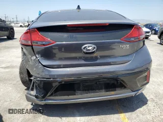 2019 Hyundai Ioniq Blue with VIN KMHC65LC7KU131433, listed as a Copart auction lot 57298275 with 86,779 mi miles and Salvage title. Bid and sale history available at DreamBid. Image 6.