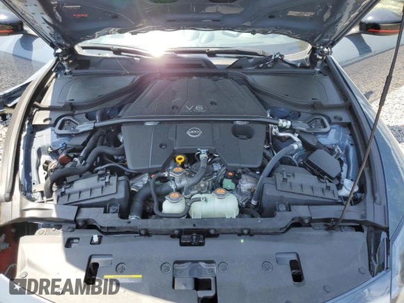 2024 Nissan Z Nismo с VIN JN1BZ4CH8RM363453, выставлен на аукционе Copart как лот 54131365 с пробегом 123 миль миль и Списание • Salvage title. История ставок и продаж доступна на DreamBid. Изображение 11.