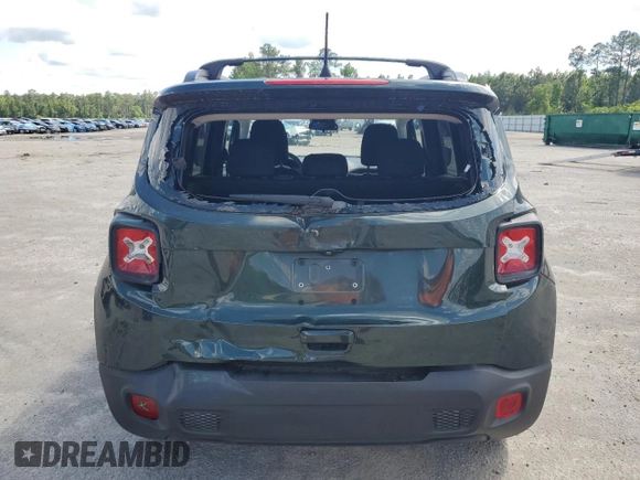 2021 Jeep Renegade Jeepster with VIN ZACNJCAB5MPM41821, listed as a Copart auction lot 55664685 with 34,194 mi miles and Salvage title. Bid and sale history available at DreamBid. Image 6.