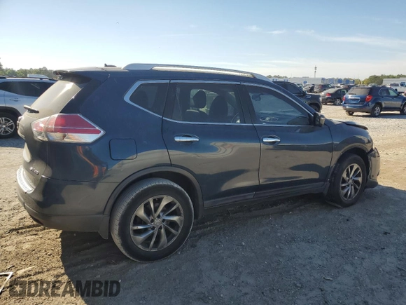 2015 Nissan Rogue SL with VIN 5N1AT2MV2FC811914, listed as a Copart auction lot 50463645 with 102,049 mi miles and Salvage Title. Bid and sale history available at DreamBid. Image 3.