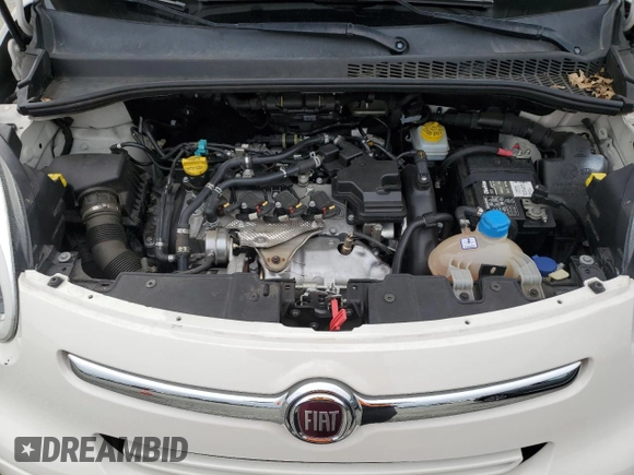 2017 FIAT 500L Lounge with VIN ZFBCFACH1HZ039970, listed as a Copart auction lot 47579055 with 42,903 mi miles and Salvage Title. Bid and sale history available at DreamBid. Image 12.