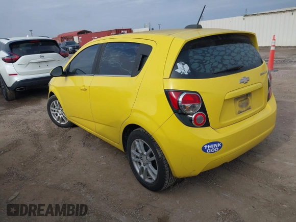 2016 Chevrolet Sonic LT with VIN 1G1JC6SHXG4122619, listed as a IAAI auction lot 41536759 with 54,498 mi miles. Bid and sale history available at carsss.com. Image 3.