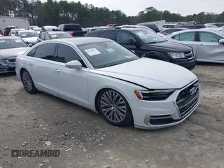 2019 Audi A8 L with VIN WAU8DAF83KN007358, listed as a IAAI auction lot 41540352 with 77,203 mi miles. Bid and sale history available at carsss.com. Image 13.