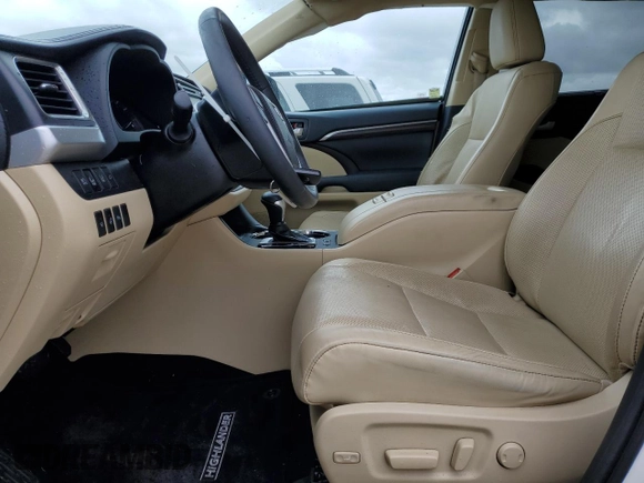 2016 Toyota Highlander Hybrid Limited with VIN 5TDDCRFH2GS014726, listed as a Copart auction lot 50967815 with 36,142 mi miles and Salvage Title. Bid and sale history available at carsss.com. Image 7.