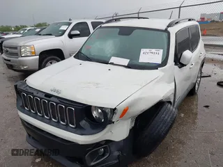 2017 Jeep Renegade Latitude with VIN ZACCJBBB4HPE57906, listed as a IAAI auction lot 42179151 with 124,651 mi miles and . Bid and sale history available at DreamBid. Image 2.