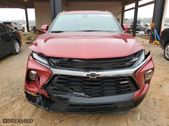2024 Chevrolet Blazer RS with VIN 3GNKBERS6RS278922, listed as a Copart auction lot 79643724 with 6,334 mi miles and Salvage Title. Bid and sale history available at carsss.com. Image 5.