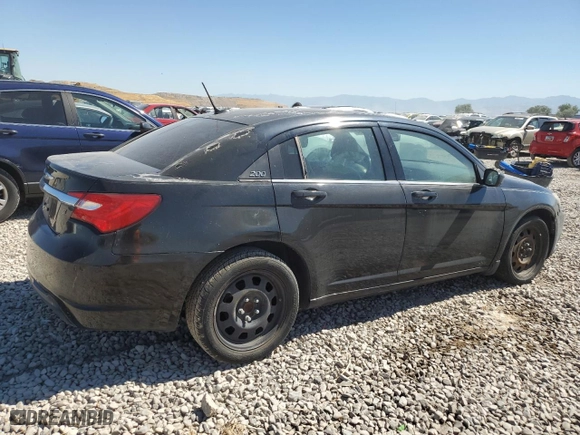 2013 Chrysler 200 Limited with VIN 1C3CCBCG2DN501865, listed as a Copart auction lot 61348954 with 0 mi miles and Salvage Title. Bid and sale history available at carsss.com. Image 3.