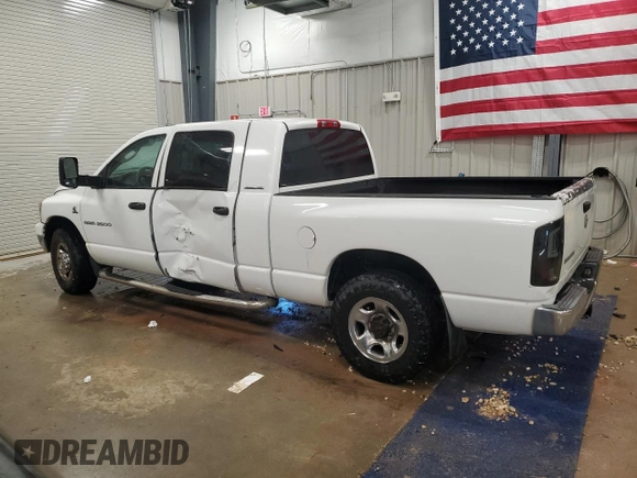 2006 Dodge Ram 2500 SLT with VIN 3D7KR29C36G146412, listed as a Copart auction lot 51276335 with 292,379 mi miles and Clean Title. Bid and sale history available at carsss.com. Image 2.