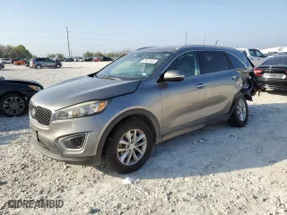 2017 Kia Sorento L with VIN 5XYPG4A33HG259405, listed as a Copart auction lot 49921445 with 128,183 mi miles and Salvage Title. Bid and sale history available at carsss.com. Image 1.