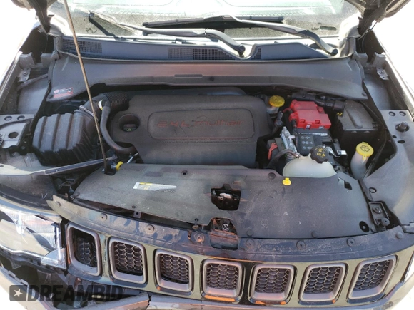 2021 Jeep Compass 80th Anniversary with VIN 3C4NJDEB1MT550319, listed as a Copart auction lot 52038445 with 28,461 mi miles and Salvage title. Bid and sale history available at DreamBid. Image 13.
