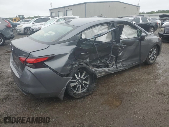 2021 Nissan Versa SV with VIN 3N1CN8EV6ML917506, listed as a Copart auction lot 60852975 with 22,331 mi miles and Salvage title. Bid and sale history available at DreamBid. Image 3.