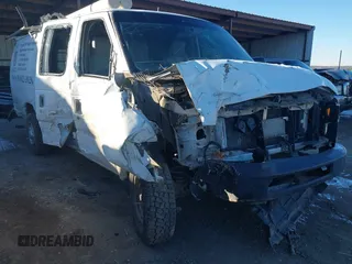 2012 Ford Econoline Cargo Super Duty Commercial z VIN 1FTSS3EL9CDA14290, wystawiony jako IAAI lot #41334534 z przebiegiem 265 116 mil mil oraz . Historia ofert i sprzedaży dostępna na DreamBid. Obrazek 1.