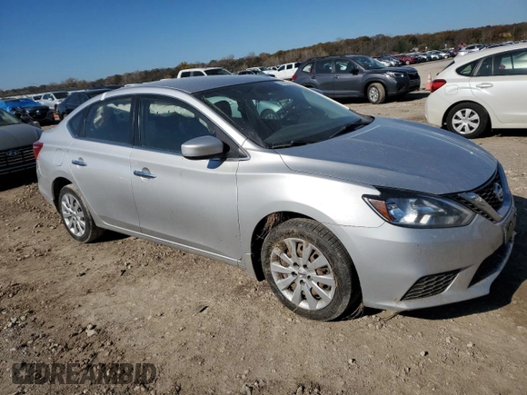2017 Nissan Sentra S with VIN 3N1AB7AP5HY350618, listed as a Copart auction lot 79642294 with 85,395 mi miles and Salvage Title. Bid and sale history available at DreamBid. Image 4.