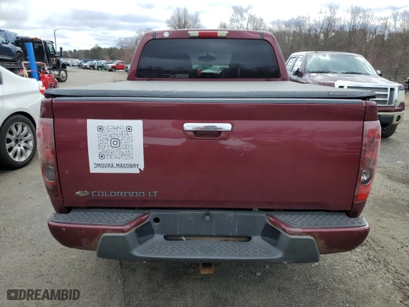 2009 Chevrolet Colorado LT w/1LT with VIN 1GCDT13E398106222, listed as a Copart auction lot 48071245 with 199,068 mi miles and Clean Title. Bid and sale history available at carsss.com. Image 6.