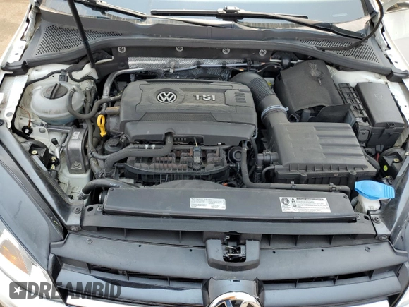 2017 Volkswagen Golf SportWagen S with VIN 3VWC17AU9HM503584, listed as a Copart auction lot 64695784 with 77,132 mi miles and Salvage Title. Bid and sale history available at carsss.com. Image 12.