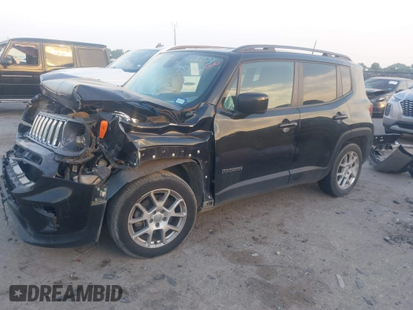 2019 Jeep Renegade Latitude with VIN ZACNJABB0KPJ75446, listed as a IAAI auction lot 42270073 with 156,849 mi miles and . Bid and sale history available at DreamBid. Image 17.